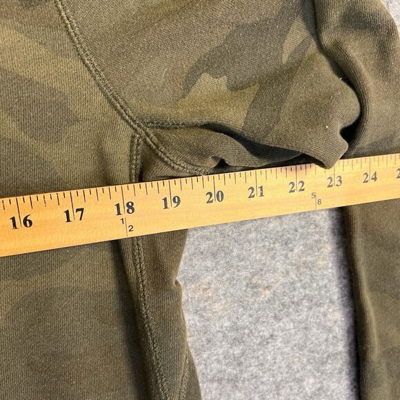Abercrombie & Fitch Camo Sweatshirt Women’s Small Camouflage Green Grunge - Picture 4 of 5